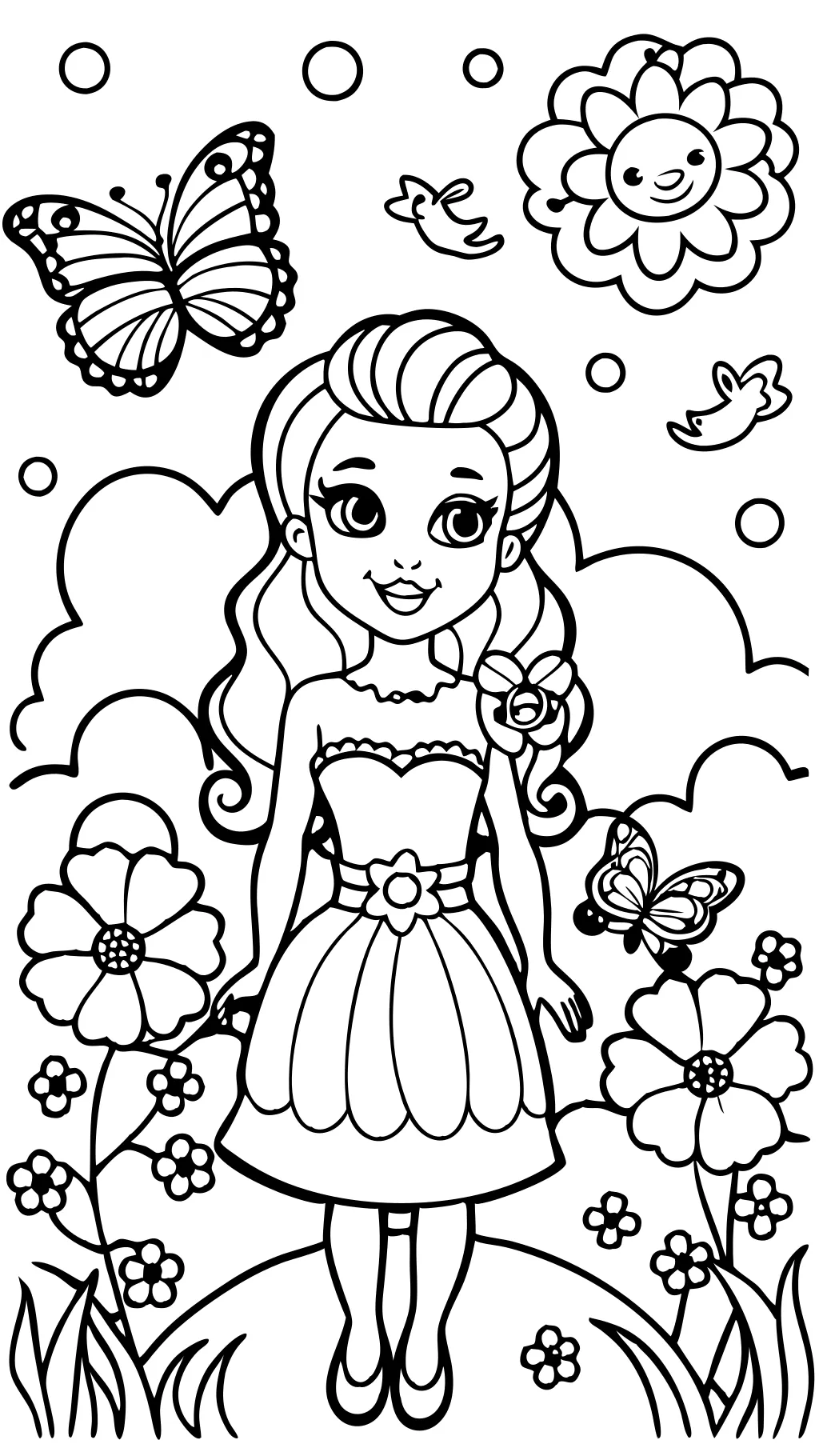 coloriage Barbie